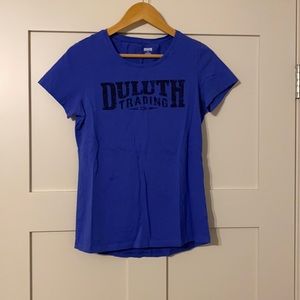 Blue Duluth Trading co tshirt